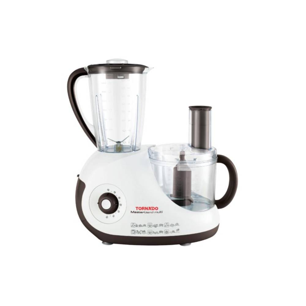 Tornado Food Processor 750 Watt White x Brown FP-9300GL. Tornado Food Processor 750 Watt White x Brown FP-9300GL.